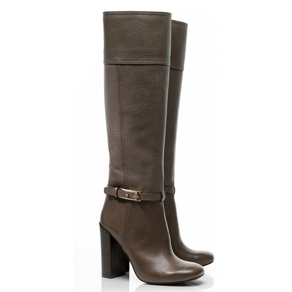 Tory Burch Shoes - TORY BURCH Jenna Leather Knee High-8